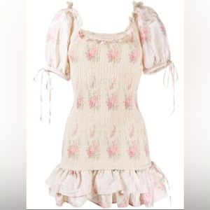 LOVE SHACK FANCY Violet mini dress